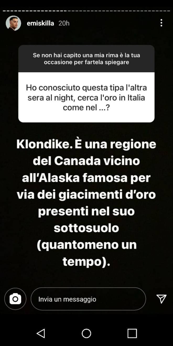 "Ho conosciuto questa tipa al Night, cerca l'oro in Italia come nel Klondike"
