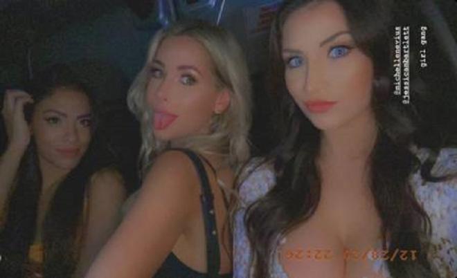 Modelos dos EUA presentes na festa