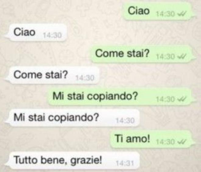 Chat per smentire una persona