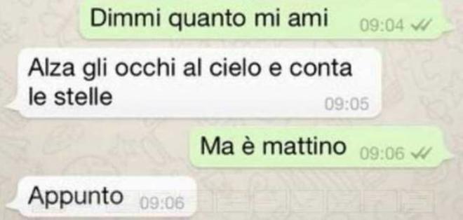 La chat di un amore che arriva fino al cielo