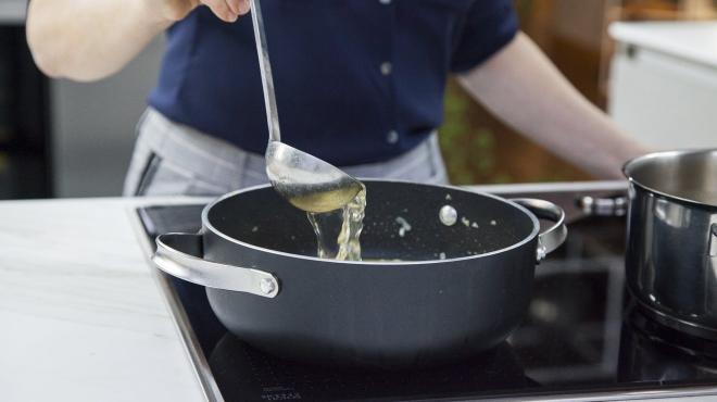 Utilizzo del brodo a caldo