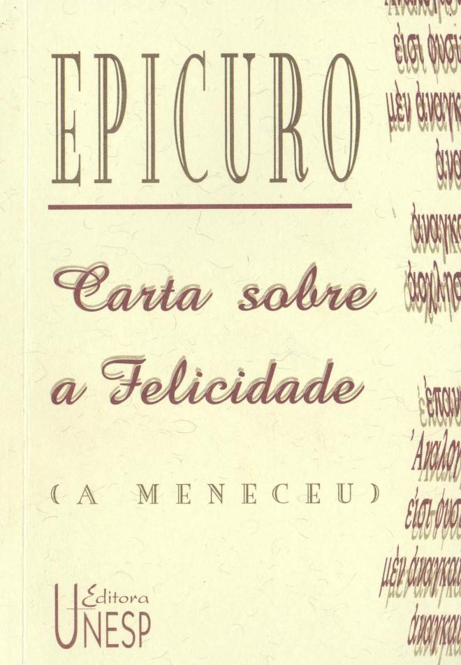 'Carta sobre a Felicidade (a Meneceu)'