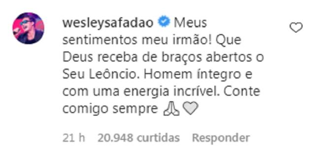 Wesley Safad&atilde;o