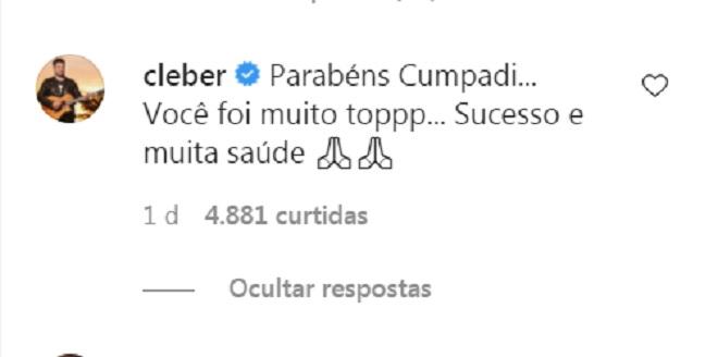 Cleber, da dupla com Kauan