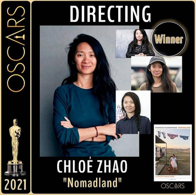 Mejor director: Chlo&eacute; Zao por Nomadland