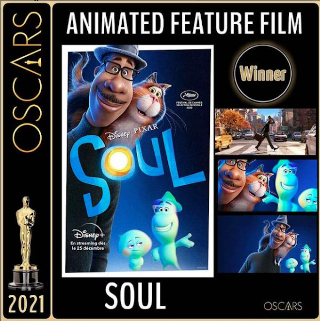 Mejor pel&iacute;cula de animaci&oacute;n: Soul