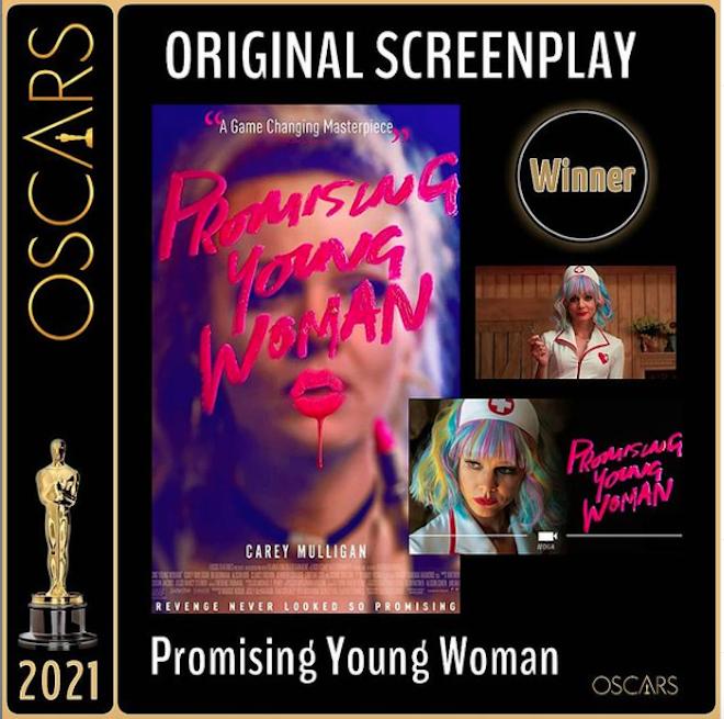 Mejor gui&oacute;n original: Una joven prometedora