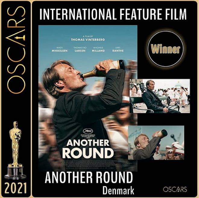 Mejor pel&iacute;cula internacional: Otra ronda (Dinamarca)