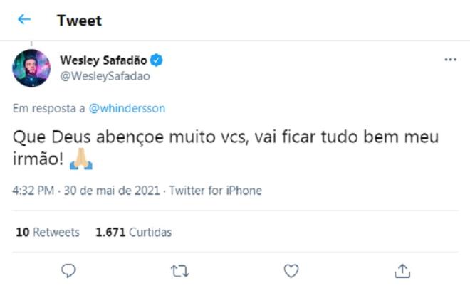 Wesley Safad&atilde;o