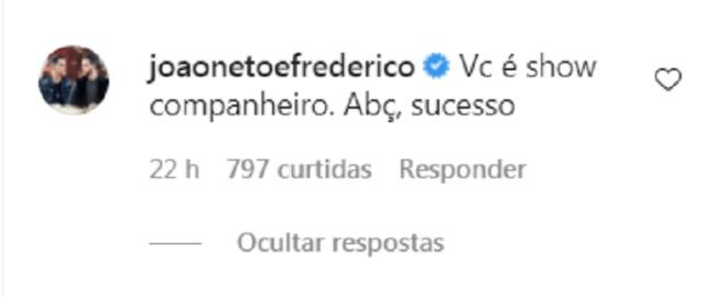 Jo&atilde;o Neto e Frederico