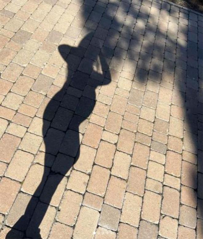 La pose silhouette arrondie