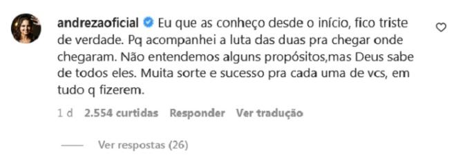 Apresentadora Andreza