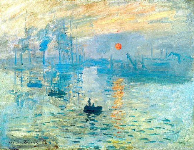  "Impression, soleil levant" (Impression, Sunrise) - 1872