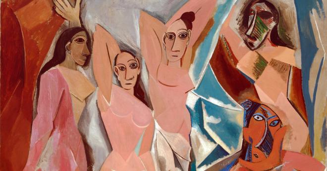 "Les Demoiselles d'Avignon" - 1907: 