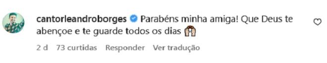 Cantor Leandro Borges