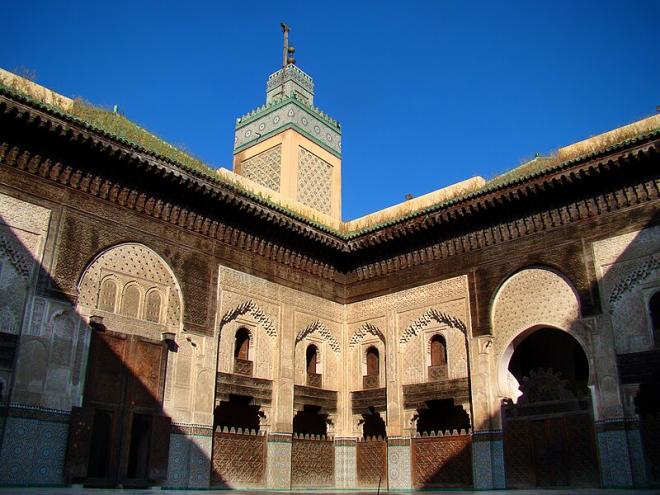 Madra&ccedil;a Bu Inania, em Fez