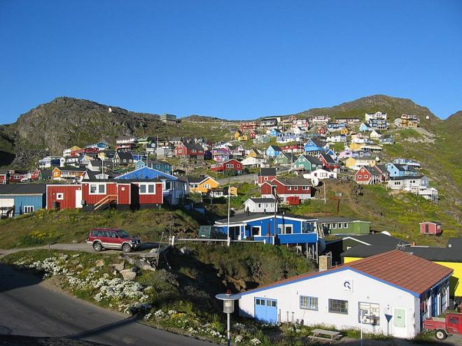 Qaqortoq, uma cidade que fica ao sul do pa&iacute;s