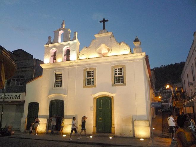 Igreja de Santa Luzia, em Angra dos Reis
