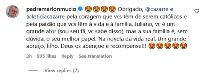 Padre Marlon M&uacute;cio