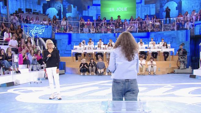 Lil Jolie ad Amici 2023