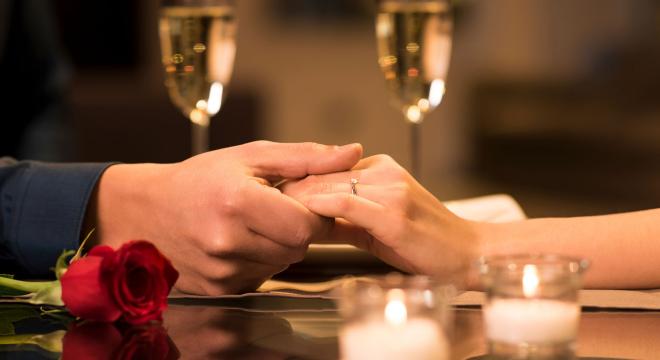 Cena romantica a casa 