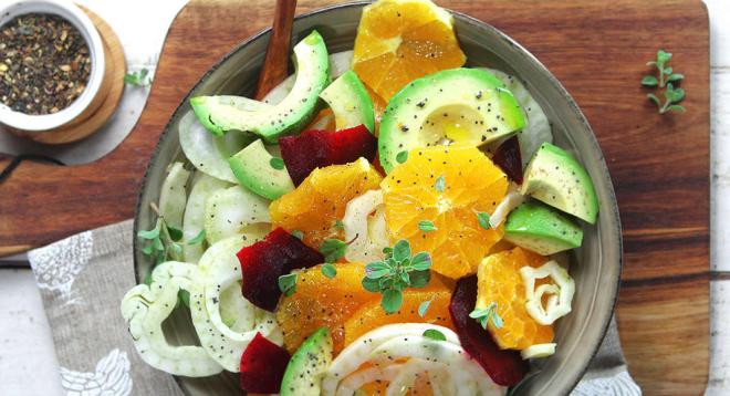 Insalata di arance e avocado