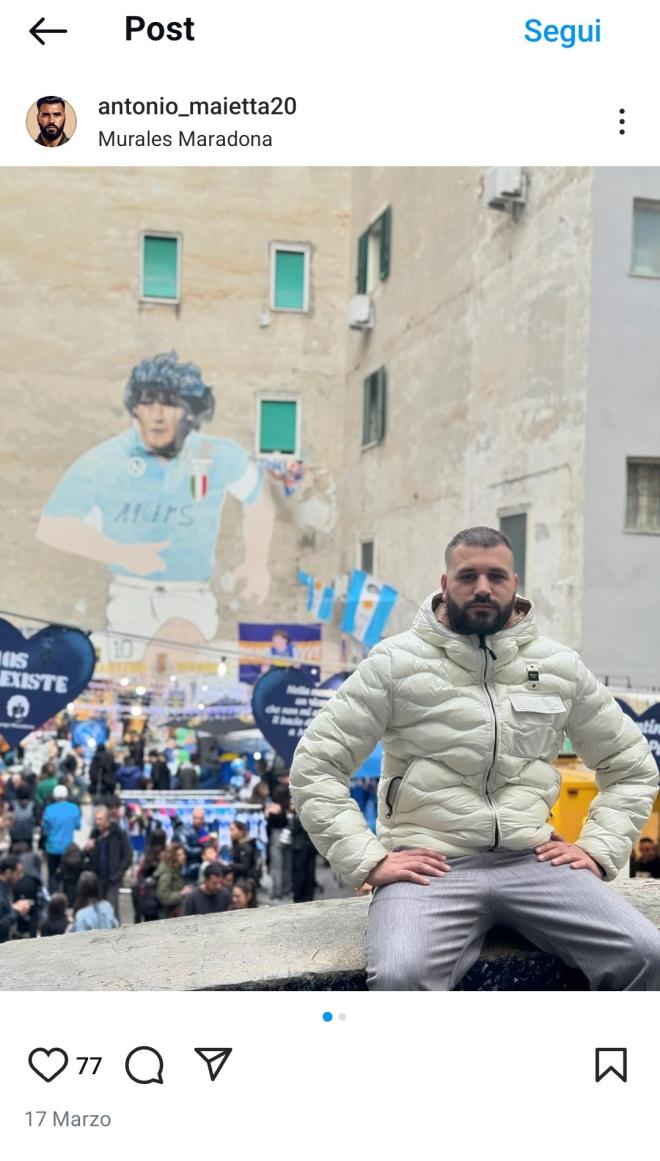 La passione per il Napoli e Maradona