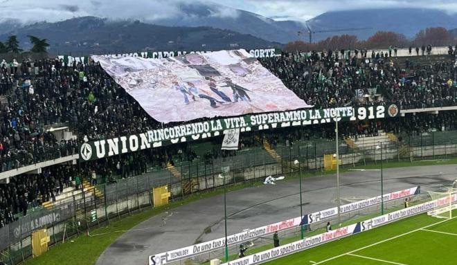 Curva dell'Avellino contro l&rsquo;Empoli 