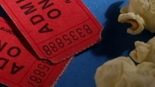 pop corn e biglietti del cinema di Torino