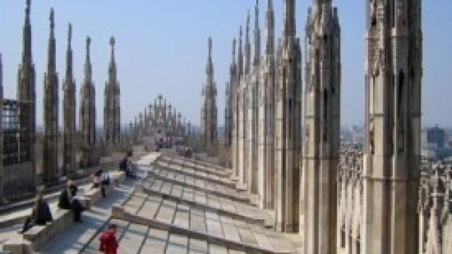 La terrazza del Duomo di Milano, ambita meta.