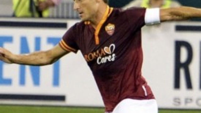Francesco Totti in campo dal primo minuto