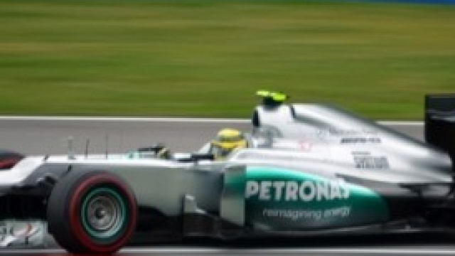 Nico Rosberg sulla Mercedes