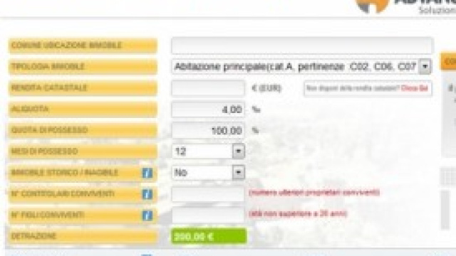 Calcolo Imu della Advanced Systems 