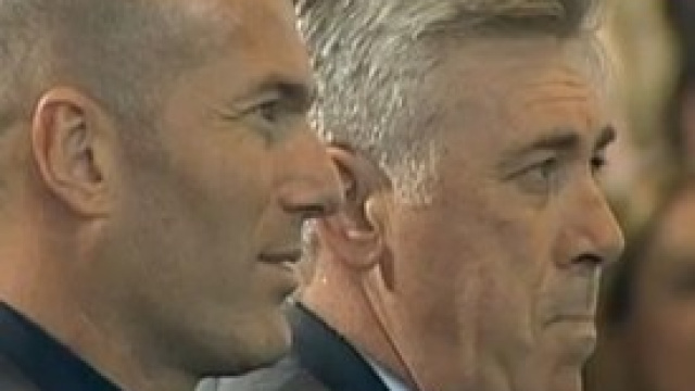 Carlo Ancelotti con Zidane