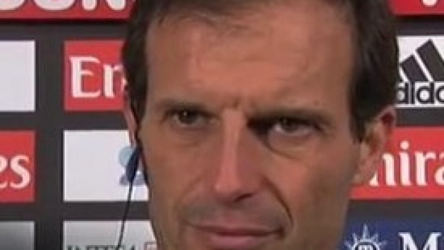 L'allenatore del Milan Massimiliano Allegri