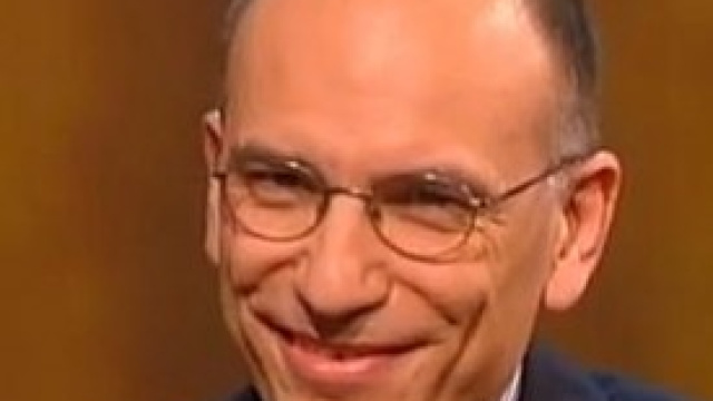 Enrico Letta ospite da Fabio Fazio