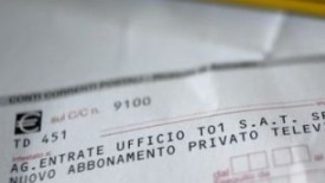 Bollettino canone televisione