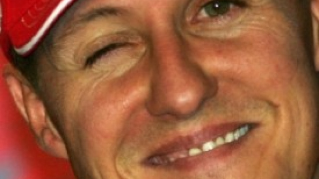 Schumacher con la divisa della Ferrari