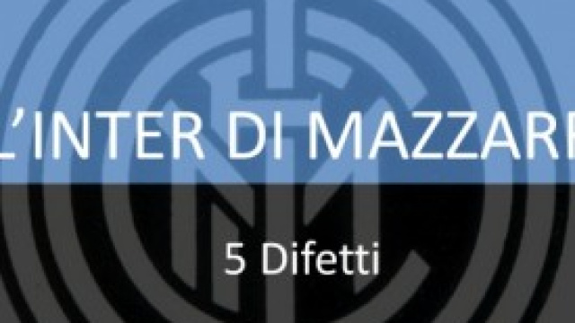 I cinque difetti dell'Inter di Mazzarri