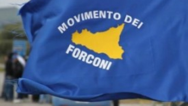 Il logo del movimento dei forconi