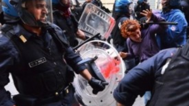 9 dicembre gli scontri di Torino