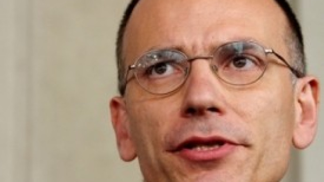 Il Presidente del Consiglio Enrico Letta