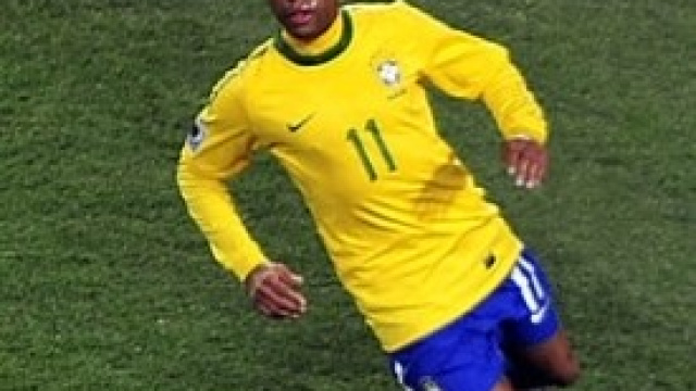 Robinho con la maglia del Brasile