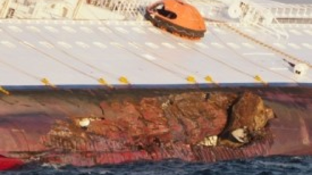 Lo squarcio della Costa Concordia