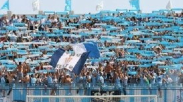 Uno scorcio della calda tifoseria dell'Akragas