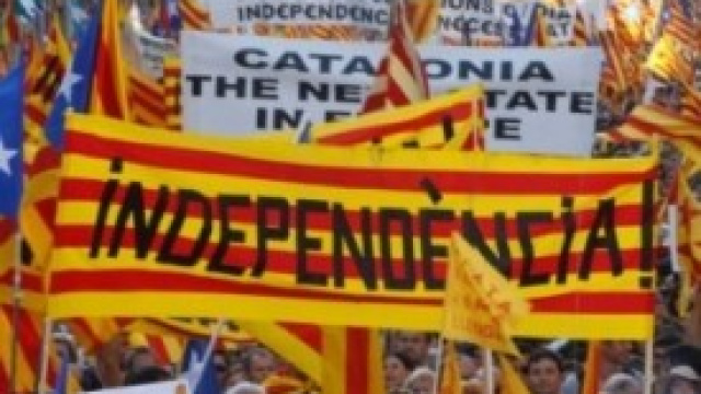 Manifestazione per l'indipendenza della Catalogna