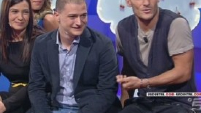 Francesco Totti a C'&egrave; Posta per te 2014.