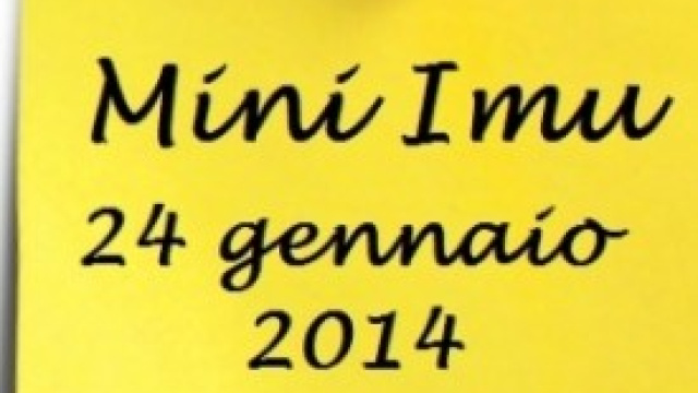 Mini Imu: calcolo on line e stampa modello F24