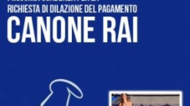 CANONE RAI IN SCADENZA IL 31 GENNAIO