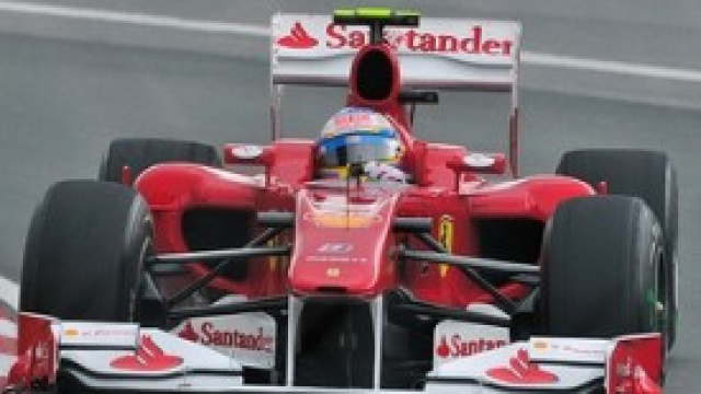 Fernando Alonso su Ferrari